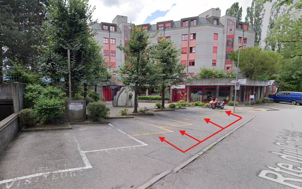 Emplacements de parking – photo illustrative